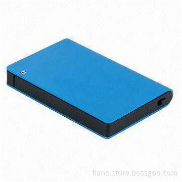 External Hard Disk with 500GB Storage, 7,200rpm Spindle Speed and Plastic Housing Material